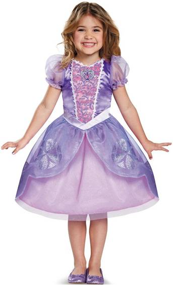 CLASSIC SOFIA THE FIRST COSTUME FOR GIRLS