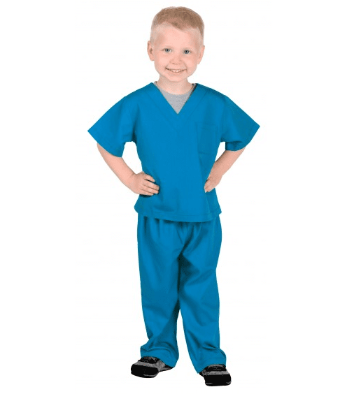 DOCTOR SURGEON SCRUBS(ASTOR BLUE) COSTUME FOR KIDS