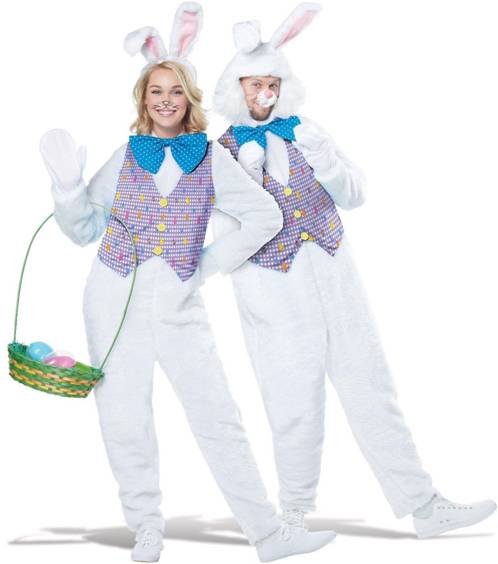 EASTER BUNNY COSTUME FOR ADULTS