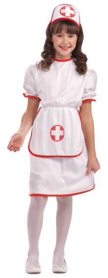 ECONOMICAL NURSE COSTUME FOR GIRLS