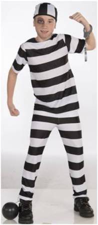 CONVICT COSTUME FOR KIDS