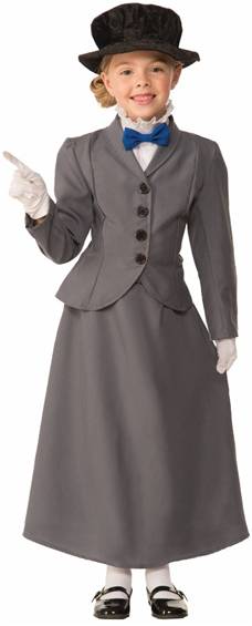 ENGLISH NANNY COSTUME FOR GIRLS