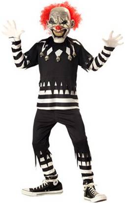 CREEPY CLOWN COSTUME FOR BOYS