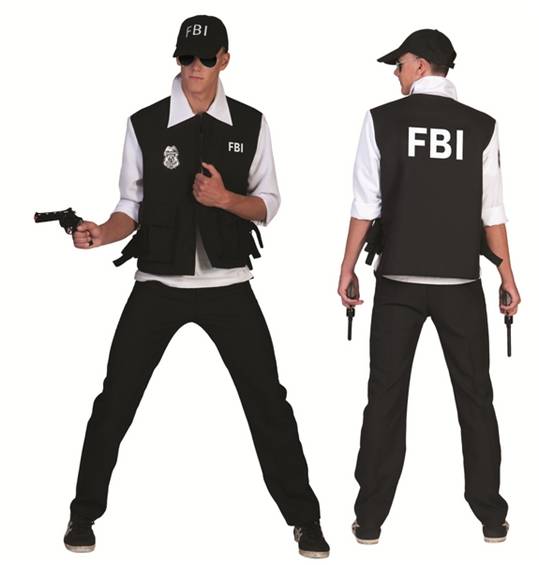 FBI AGENT COSTUME FOR MEN