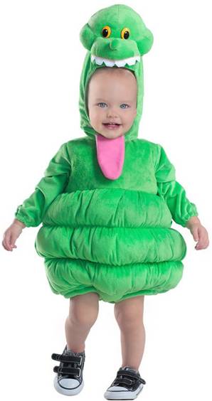 GHOSTBUSTERS SLIMER COSTUME FOR INFANTS NEWBORNS