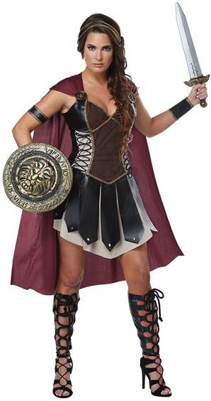 GLORIOUS GLADIATOR COSTUME FOR WOMEN