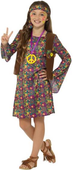 HIPPIE GIRL COSTUME FOR GIRLS