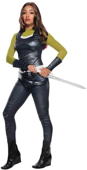 GUARDIANS OF THE GALAXY DELUXE GAMORA COSTUME