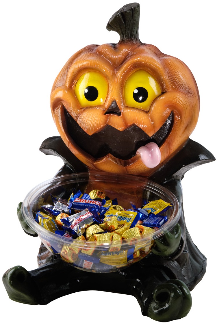 HALLOWEEN PUMPKIN CANDY BOWL