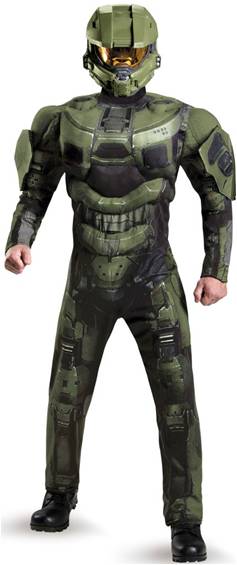 HALO DELUXE MASTER CHIEF COSTUME FOR MEN