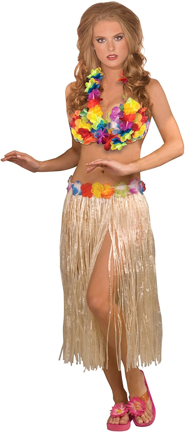 HAWAIIAN HULA LUAU GIRL COSTUME FOR WOMEN