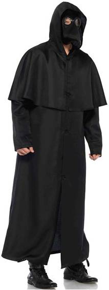 HOODED CLOAK COSTUME ACCESSORY FOR MEN