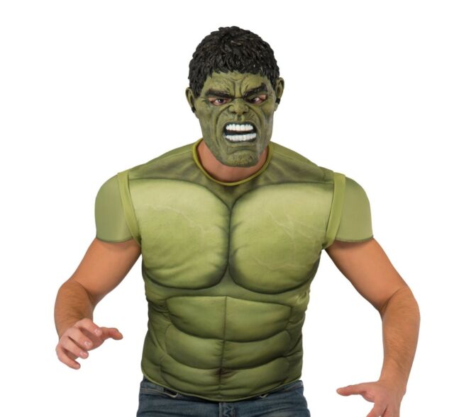 INCREDIBLE HULK COSTUME MUSCLE TOP FOR ADULTS MEN