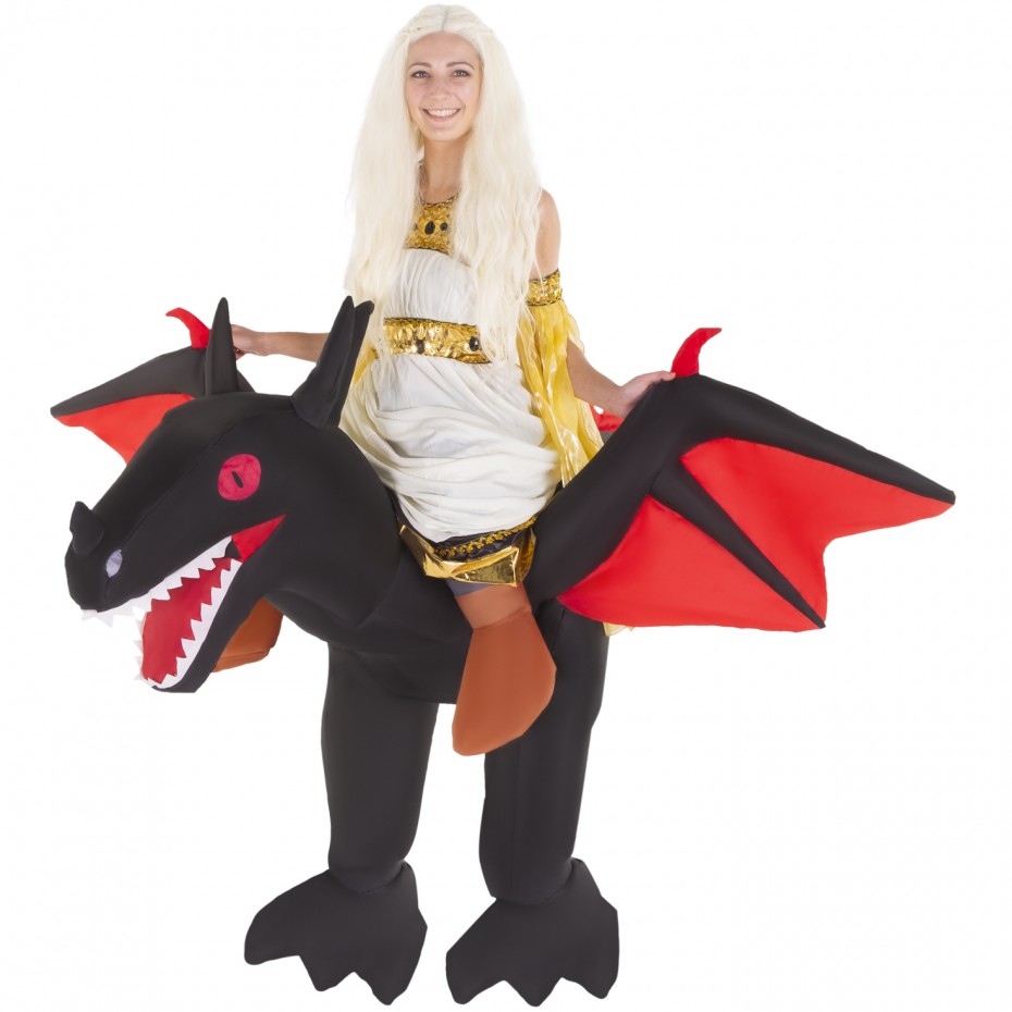 INFLATABLE RIDE-ON DRAGON COSTUME FOR ADULTS