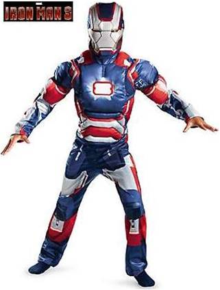 MUSCLE CHEST LIGHT UP DELUXE IRON PATRIOT