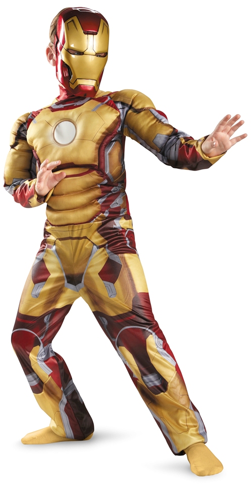 DELUXE CHILD IRON MAN 3 MARK 42 WITH MUSCLE CHEST