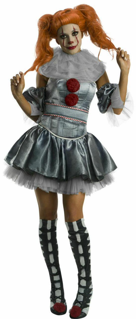 SEXY IT PENNYWISE CLOWN COSTUME FOR WOMEN