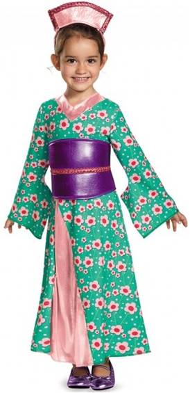 JAPANESE KIMONO PRINCESS COSTUME FOR GIRLS