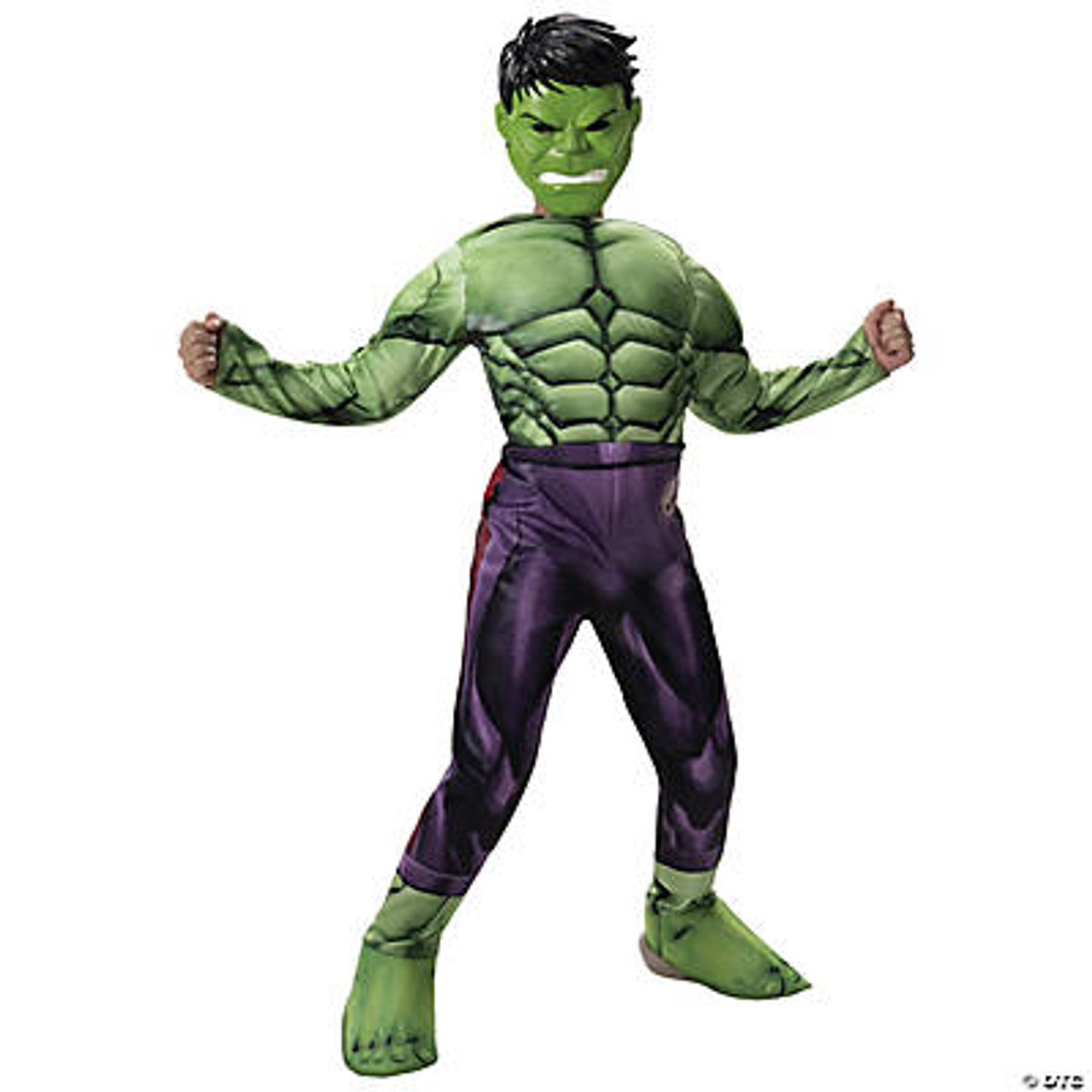 AVENGERS DELUXE INCREDIBLE HULK COSTUME FOR BOYS