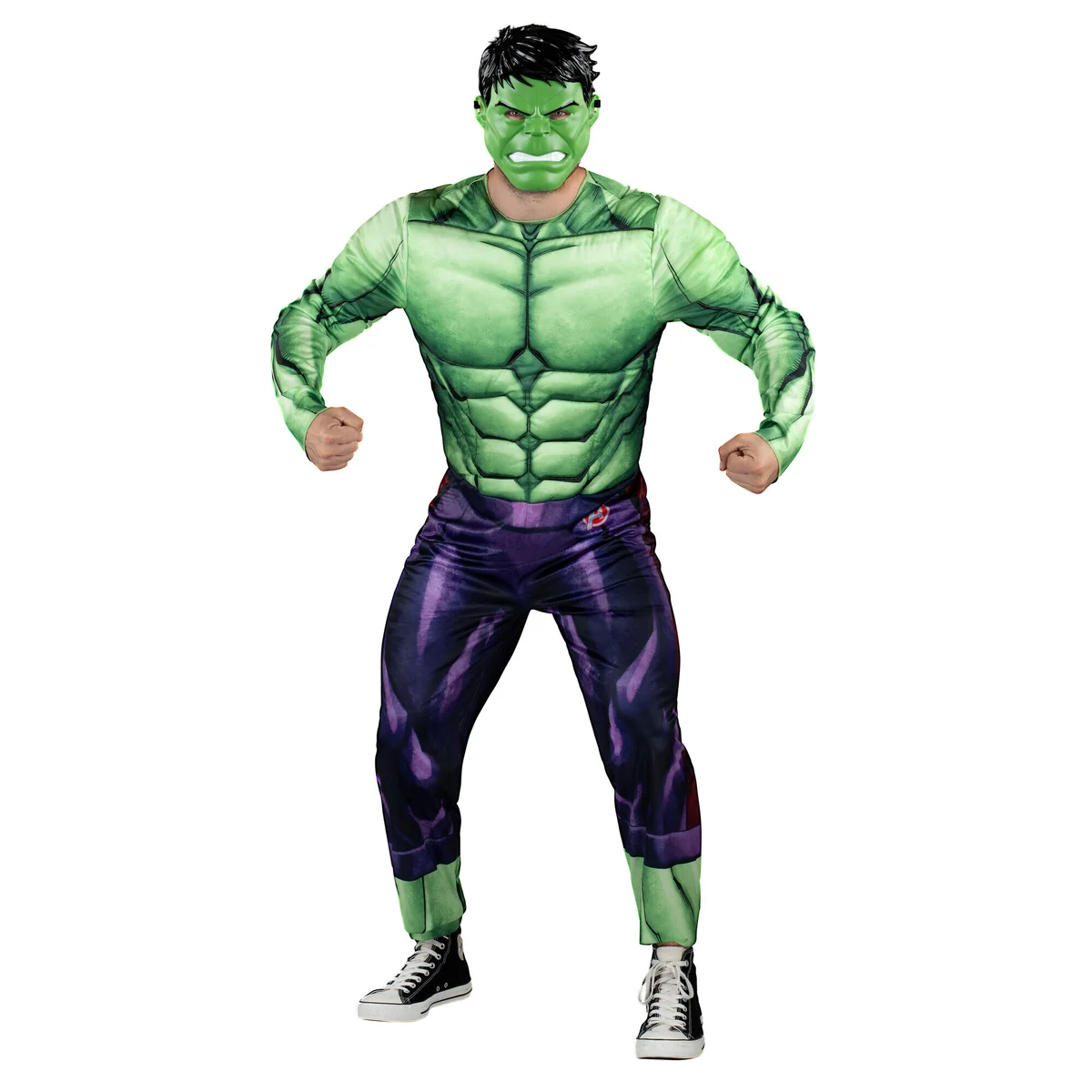 AVENGERS DELUXE INCREDIBLE HULK COSTUME FOR MEN