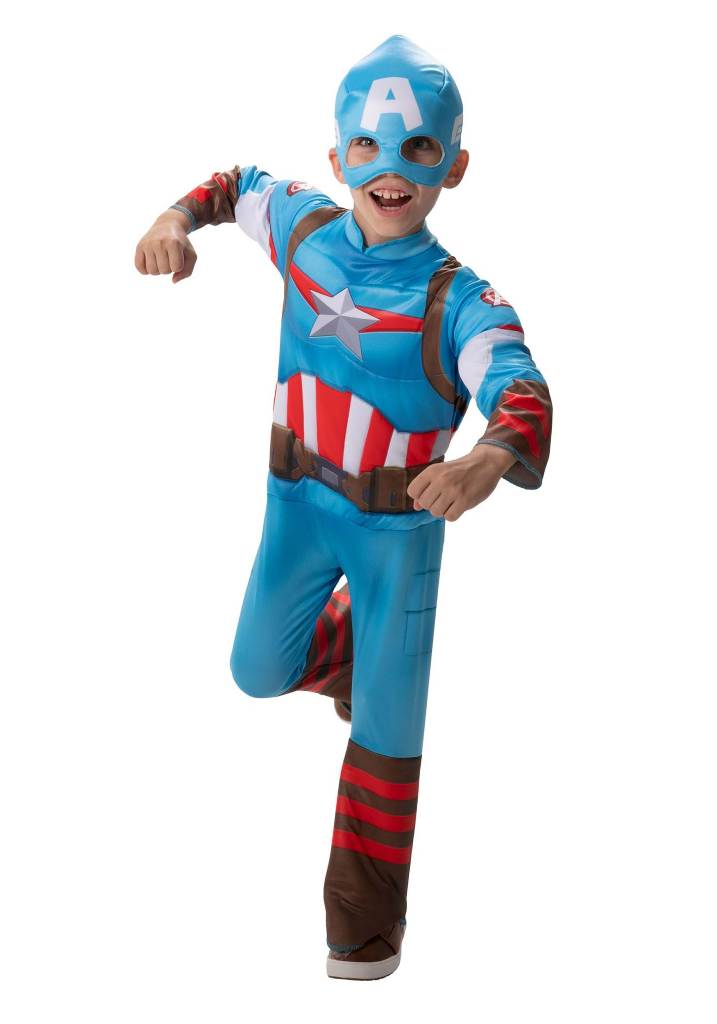 AVENGERS DELUXE CAPTAIN AMERICA COSTUME FOR BOYS