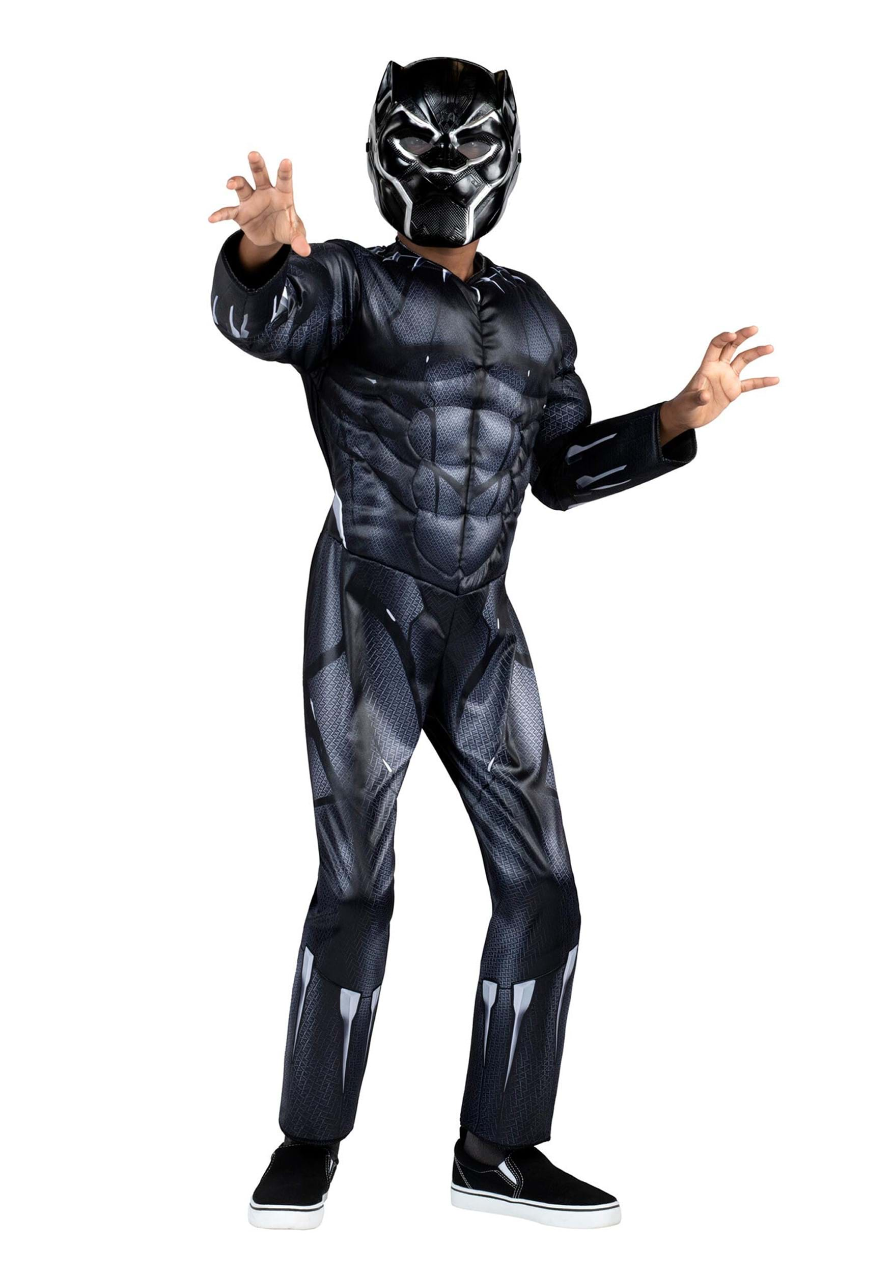 AVENGERS DELUXE BLACK PANTHER COSTUME FOR BOYS