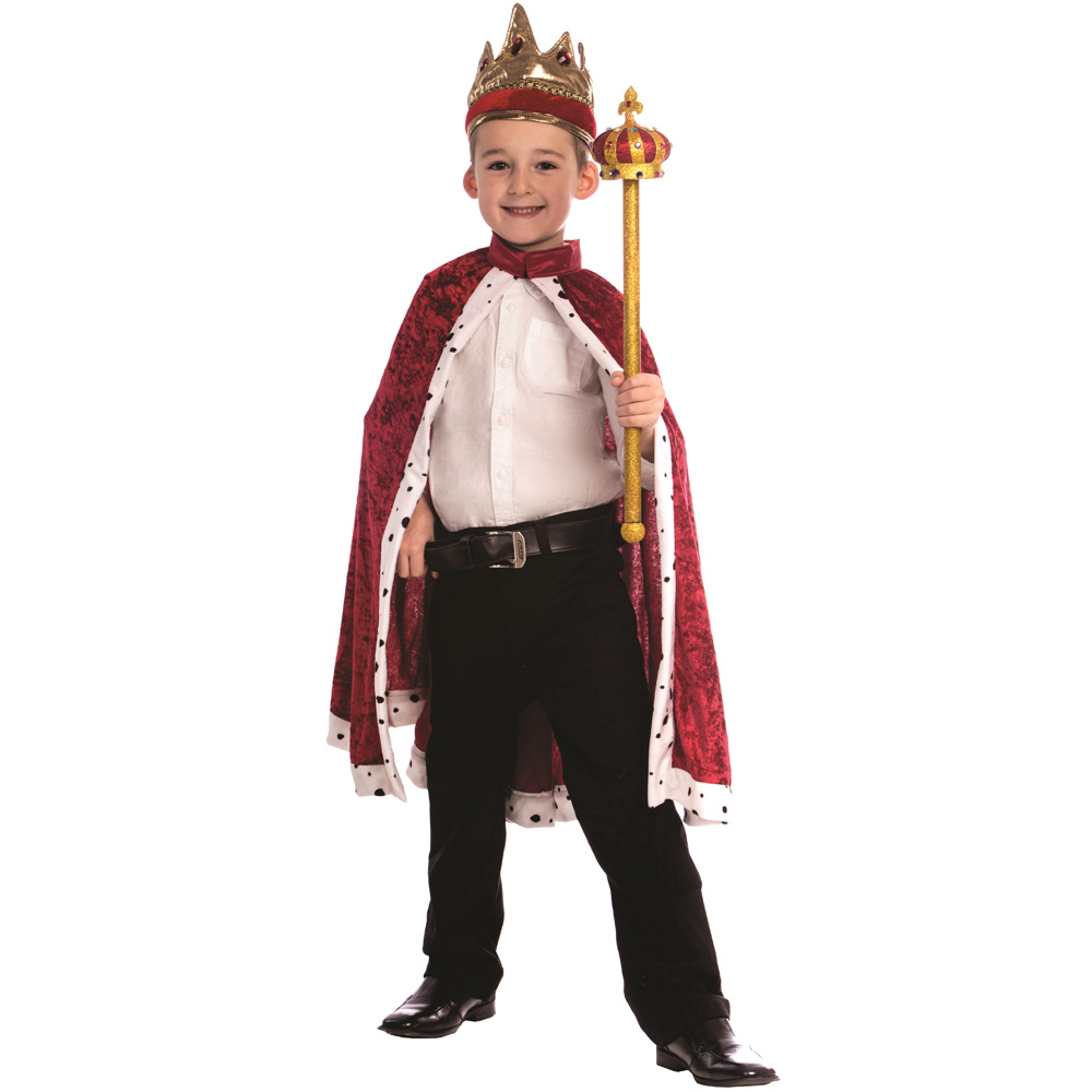 KING COSTUME SET (RED) FOR BOYS