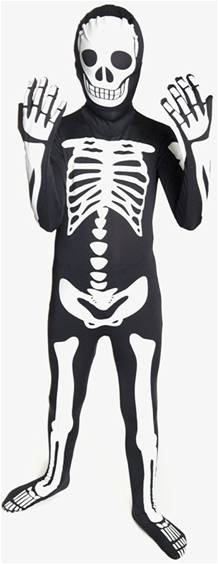 SKELETON MORPHSUIT FOR KIDS