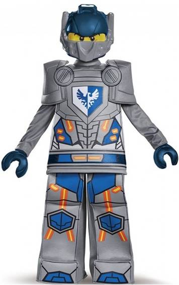 LEGO NEXO KNIGHTS CLAY PRESTIGE COSTUME FOR BOYS