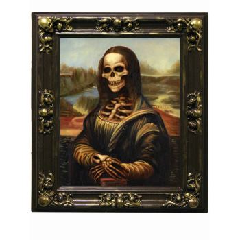 LENTICULAR FRAME MONA LISA HALLOWEEN DECORATION