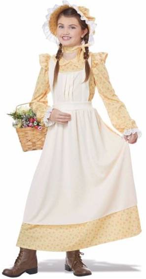 LITTLE PRAIRIE GIRL COSTUME FOR GIRLS