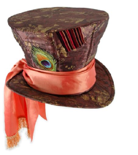 DELUXE MAD HATTER HAT