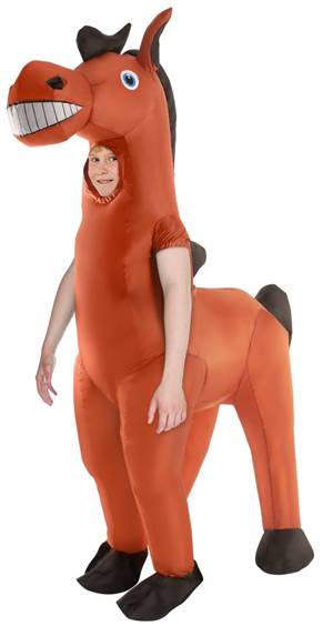 GIANT INFLATABLE HORSE COSTUME FOR KIDS