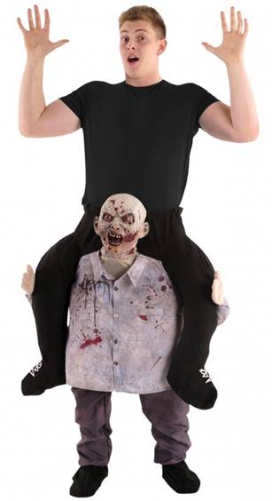 ZOMBIE CARRY ME PIGGYBACK COSTUME FOR ADULTS