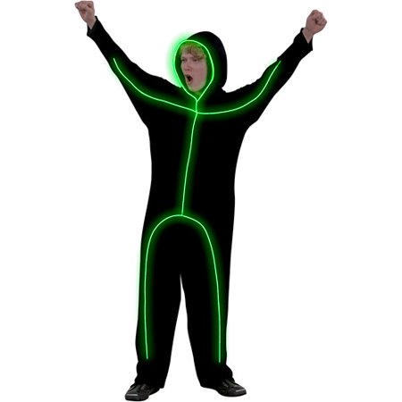 GLOW STICK MAN COSTUME FOR KIDS