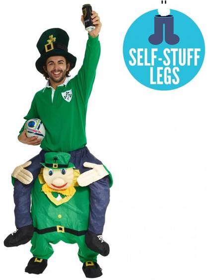 LEPRECHAUN PIGGYBACK COSTUME FOR ADULTS