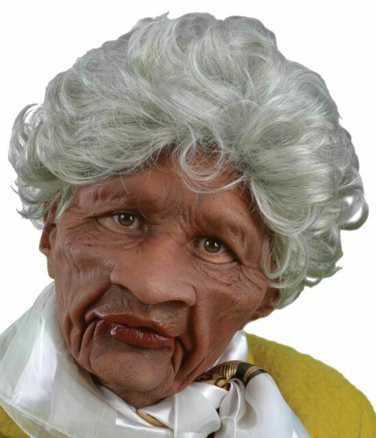SUPER SOFT LATEX OLD LADY AUNTIE MASK FOR ADULTS