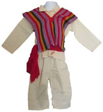 MEXICAN /PERU BOY COSTUME FOR BOYS