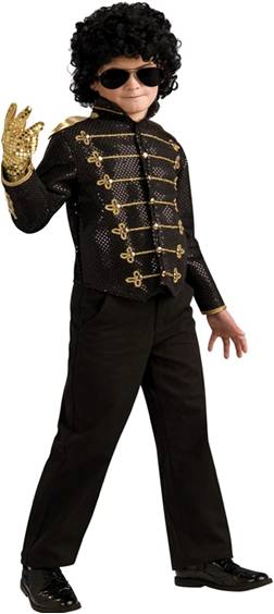 MICHAEL JACKSON DELUXE BLACK MILITARY JACKET