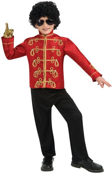 MICHAEL JACKSON DELUXE RED MILITARY JACKET