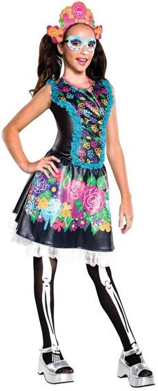 MONSTER HIGH SKELITA CALAVERAS COSTUME FOR GIRLS