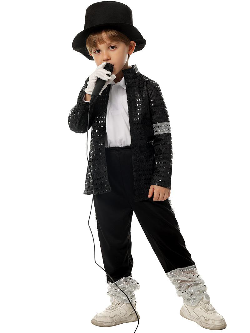 MJ SEQUIN BILLY JEAN COSTUME FOR BOYS