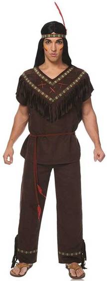 NATIVE AMERICAN WARRIOR COSTUME FOR MEN