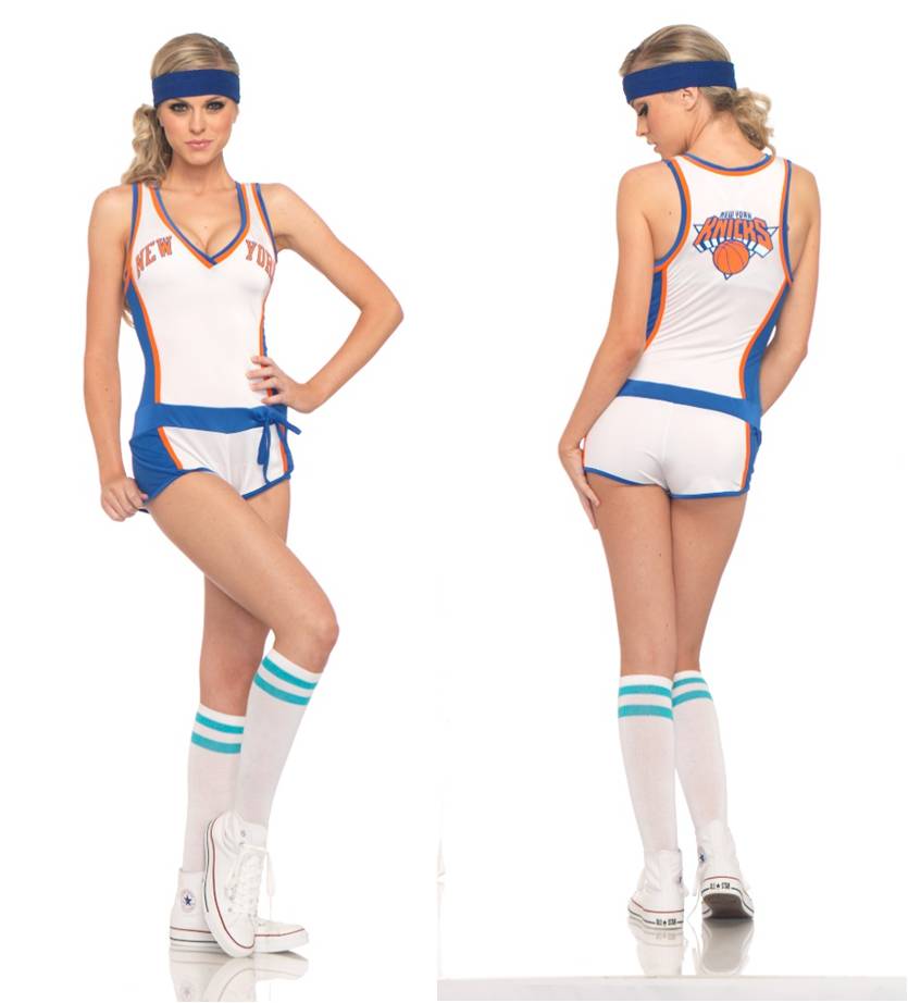 NEW YORK KNICKERBOCKERS PLAYER ROMPER COSTUME