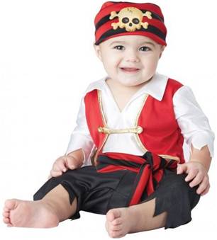 PEE WEE PIRATE COSTUME FOR INFANT BOYS