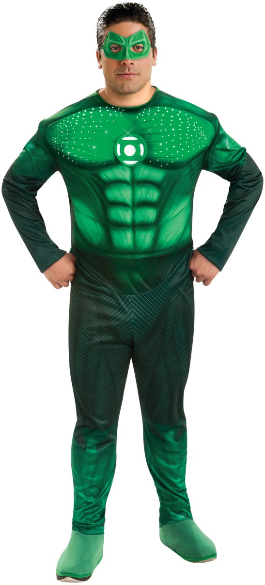 DELUXE LIGHT UP GREEN LANTERN PLUS SIZE