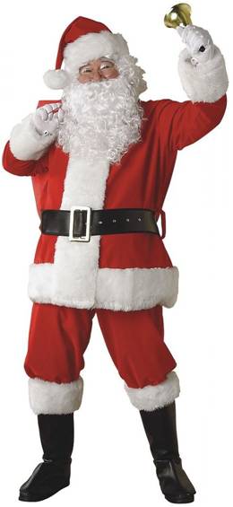 PLUSH SANTA SUIT COSTUME FOR MEN