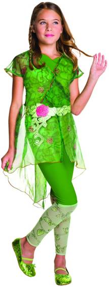 DC COMICS POISON IVY COSTUME FOR GIRLS