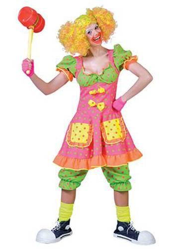 POKEY DOT CLOWN COSTUME FOR WOMEN