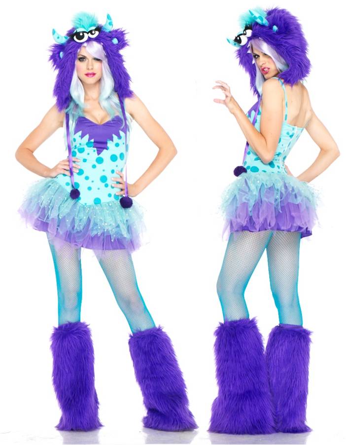 POLKA DOTTY SEXY MONSTER COSTUME